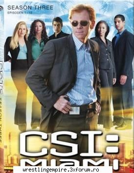 CSI Miami - Season 3 Complete - Horatio Caine, a former homicide detective, heads - Tv Serials