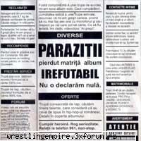 Parazitii - Irefutabil (2002) - TrackList: 1. Articolul 39 2. Exprimare libera 3 - Romanian download section