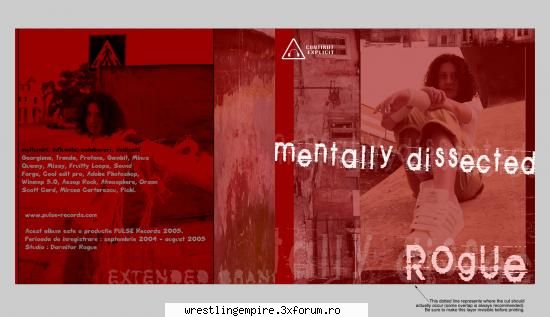 Rogue - Mentally Dissected - Tracklist: 01-Dissection Begins 02-Ireedeemable - Romanian download section