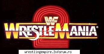 WWF Wrestlemania 2 - Match Card: „Mr. Wonderful“ Paul Orndorff vs - Classic Events